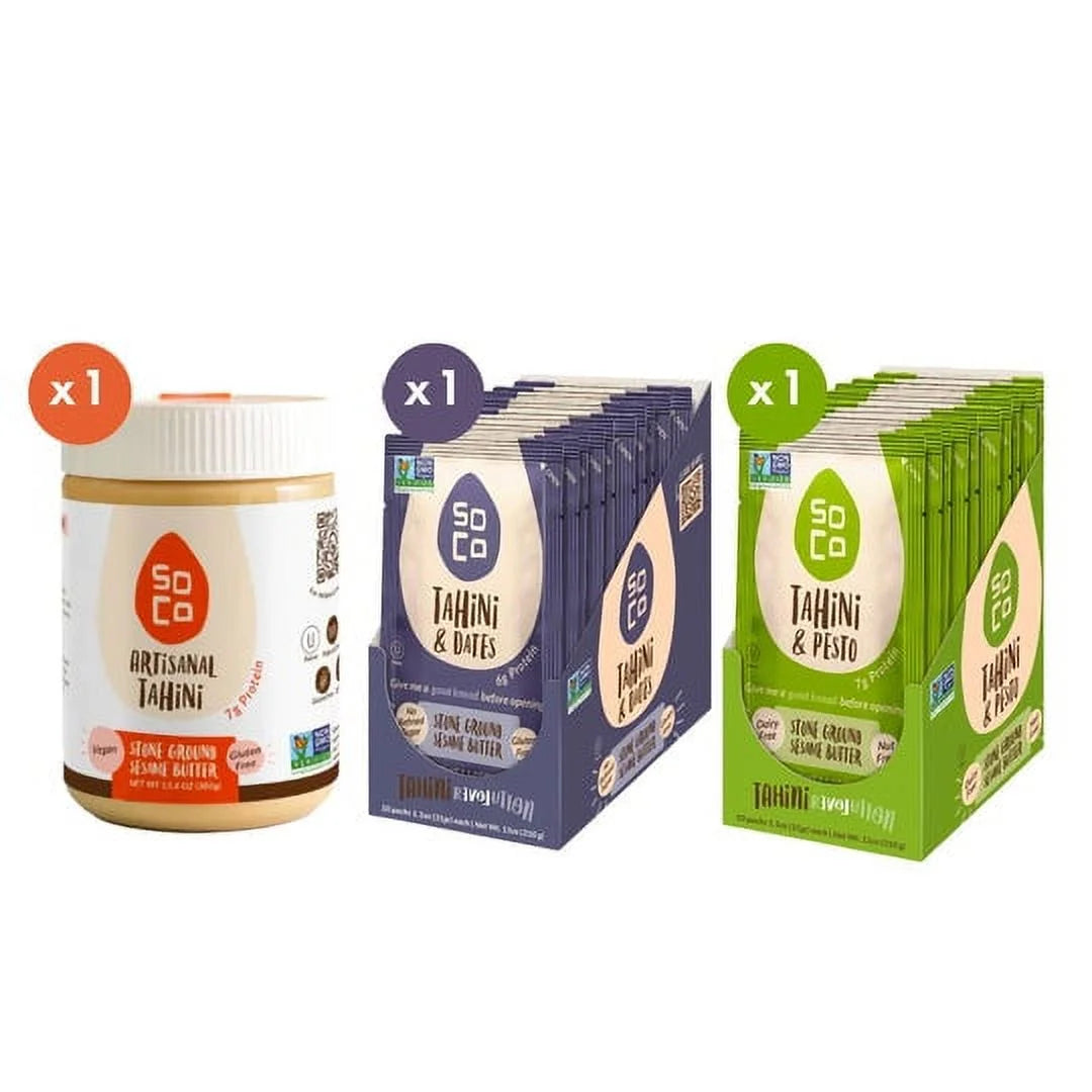 Tahini Jar & Squeeze Packs Gluten-Free Sugar-Free X46888