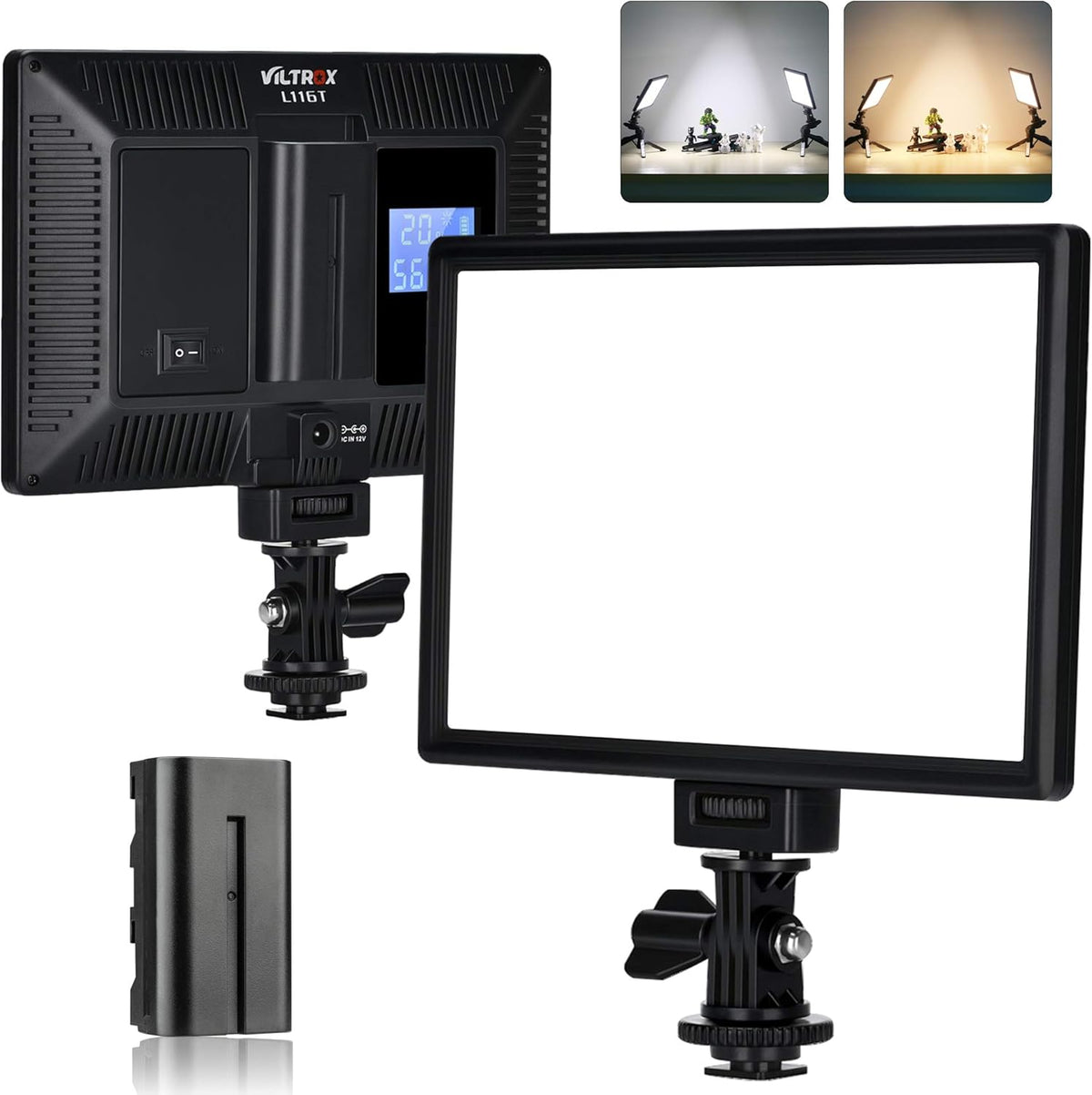 LED Video Light Panel 3300K-5600K T7172