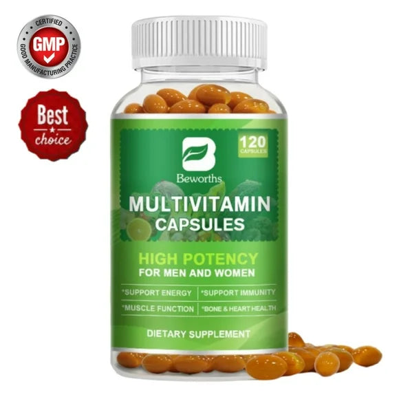 Multivitamin Capsules with Organic Multiminerals 120 Capsules U834298