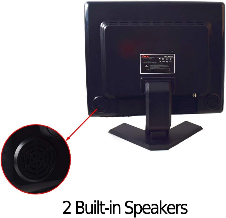 19 inch CCTV Security Monitor with BNC VGA HDMI AV LCD Screen F19089