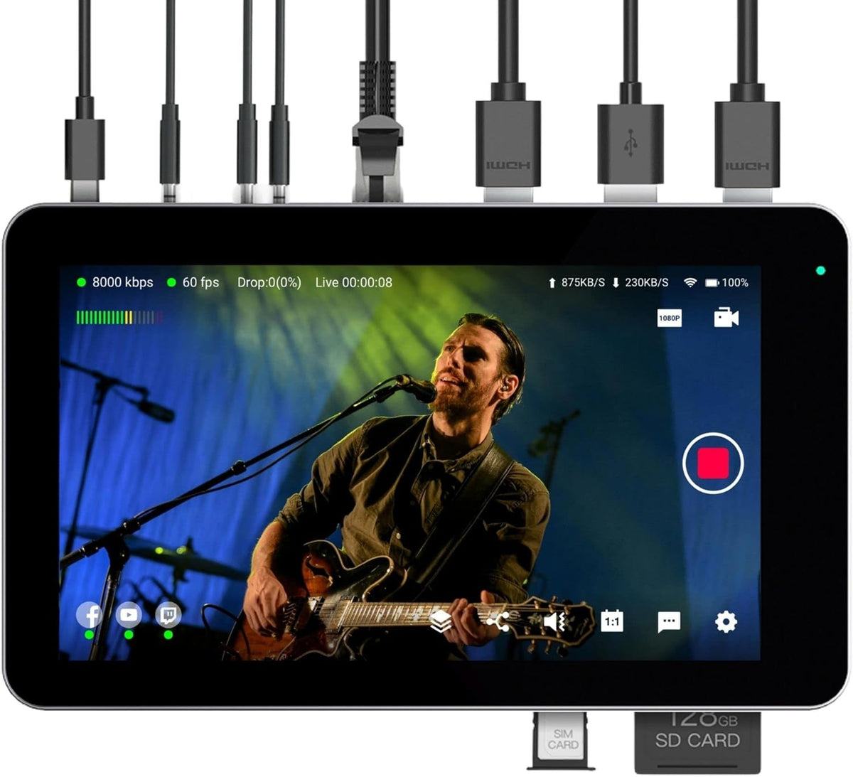 Portable Multi-Cam Live-Streaming Solution N804187