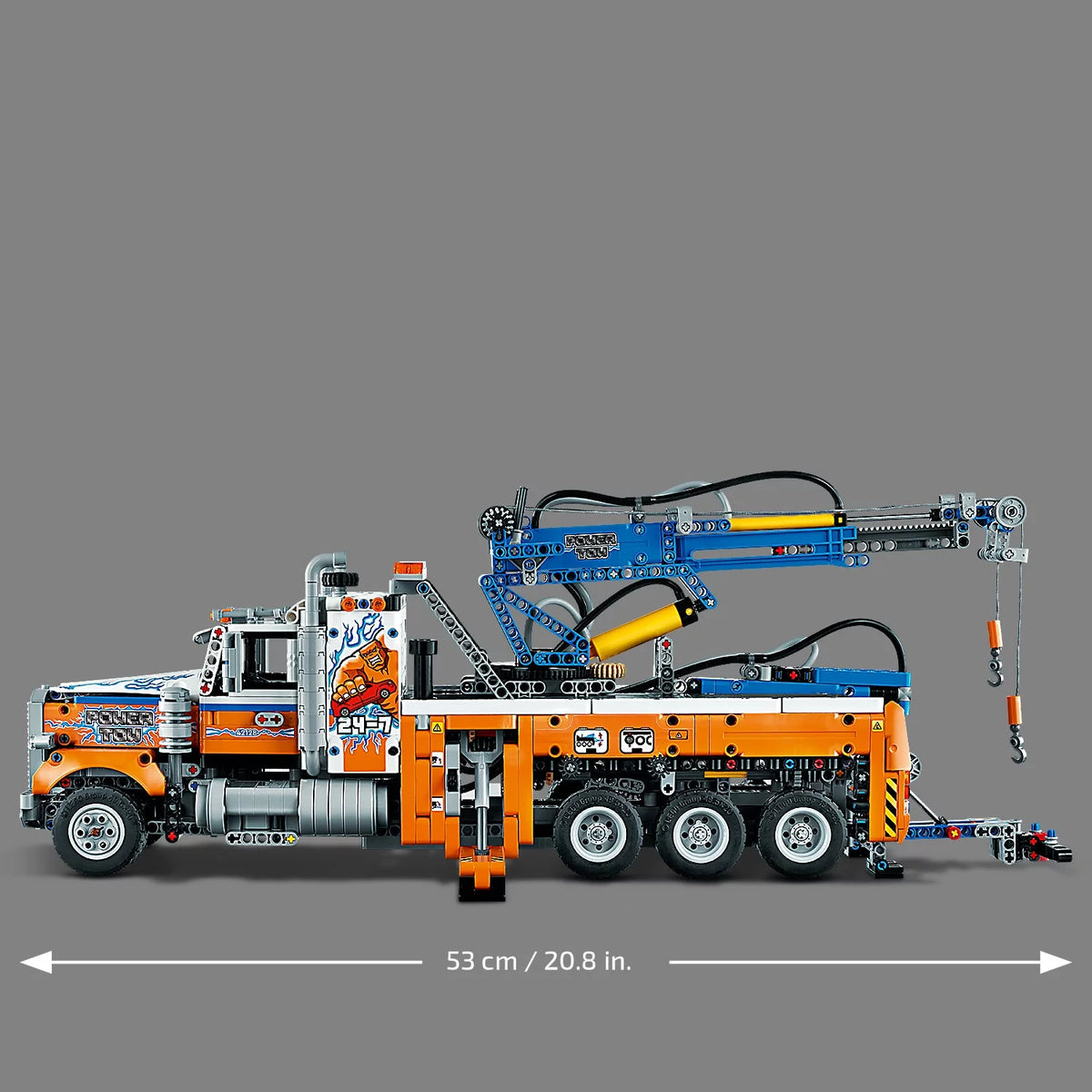 Heavy-Duty Tow Truck Building Set J337