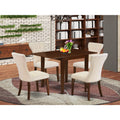 5-Piece Drop Leaf Dining Table Set with 4 Chairs I799