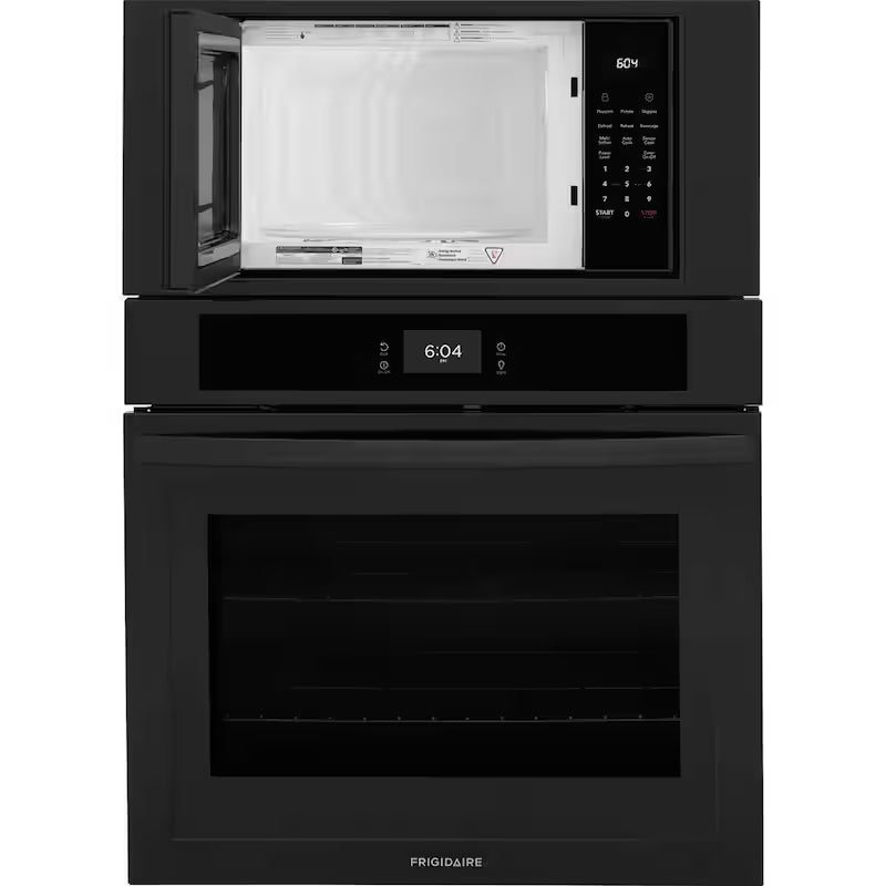 Electric Wall Oven with Built-In Microwave in Black P86766