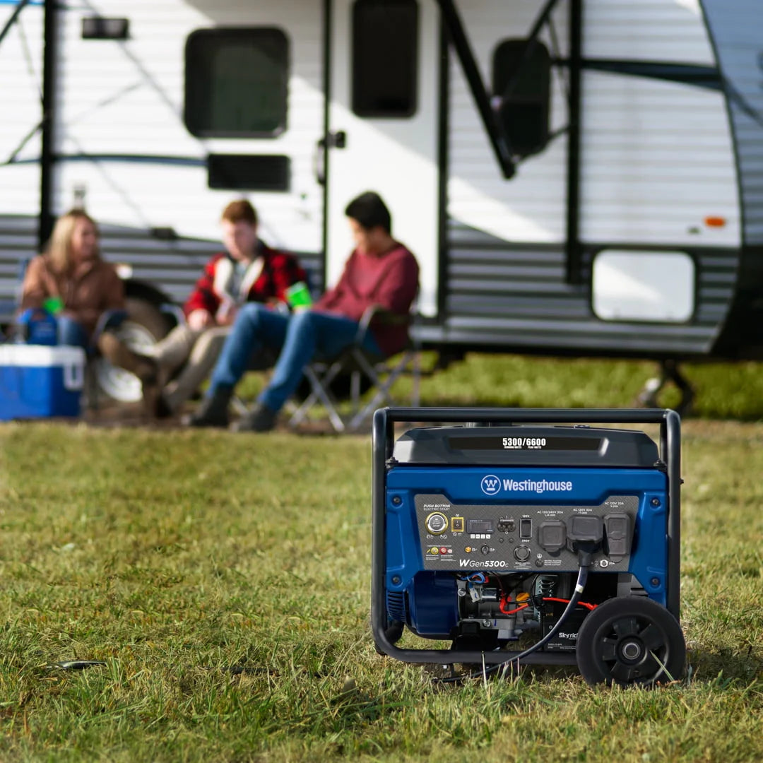 Gas Powered Portable Generator with Remote Electric Start Z88336