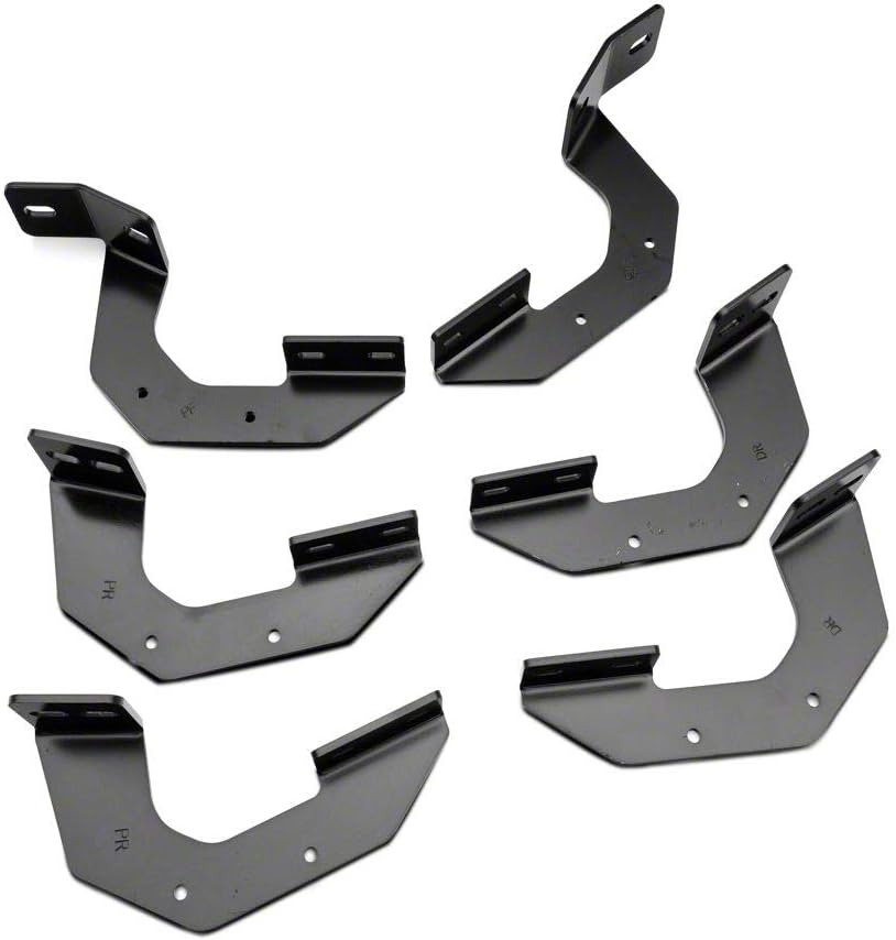 Black Steel Running Boards B89349