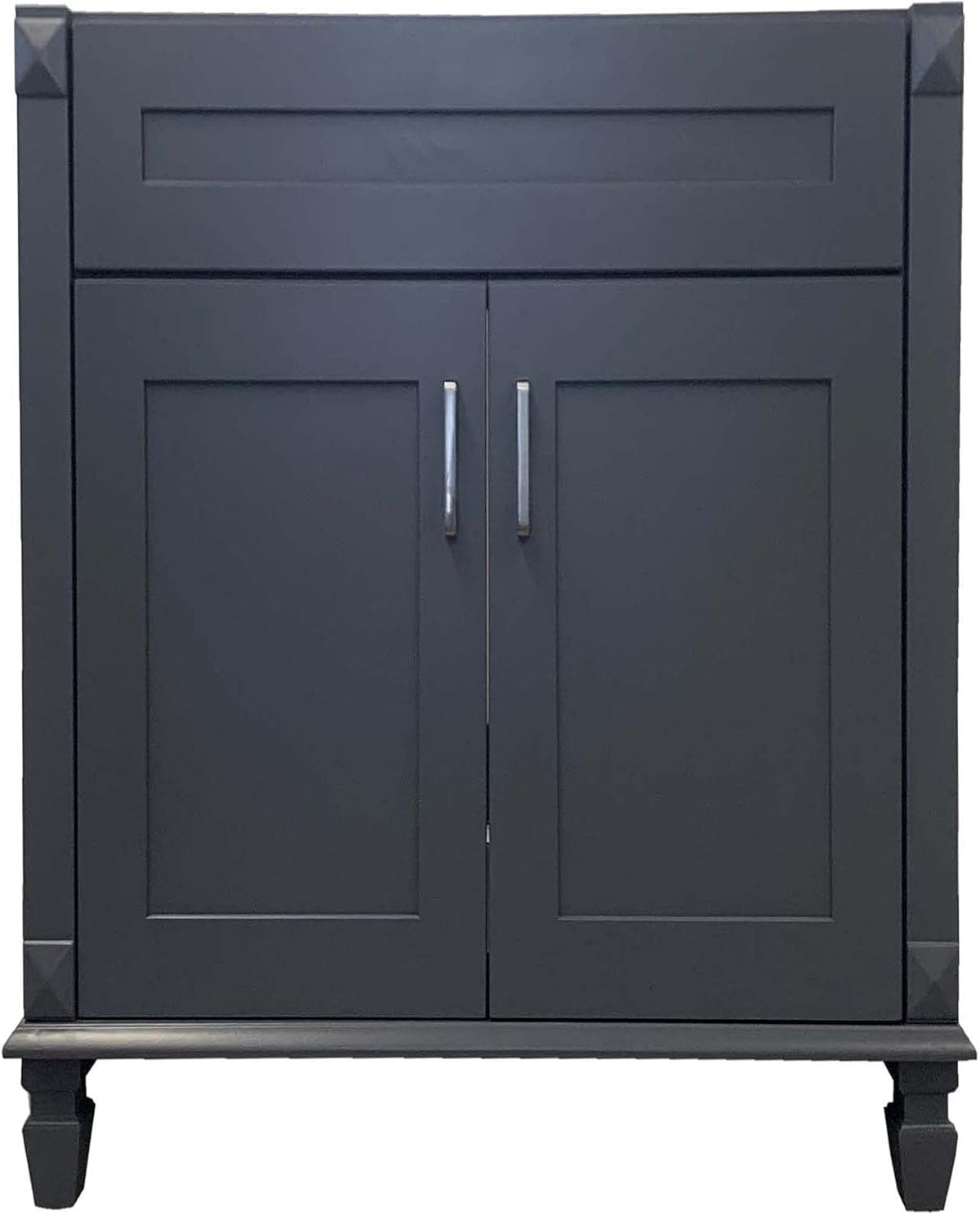New Grey Shaker Single-Sink Bathroom Vanity Base Cabinet Y311
