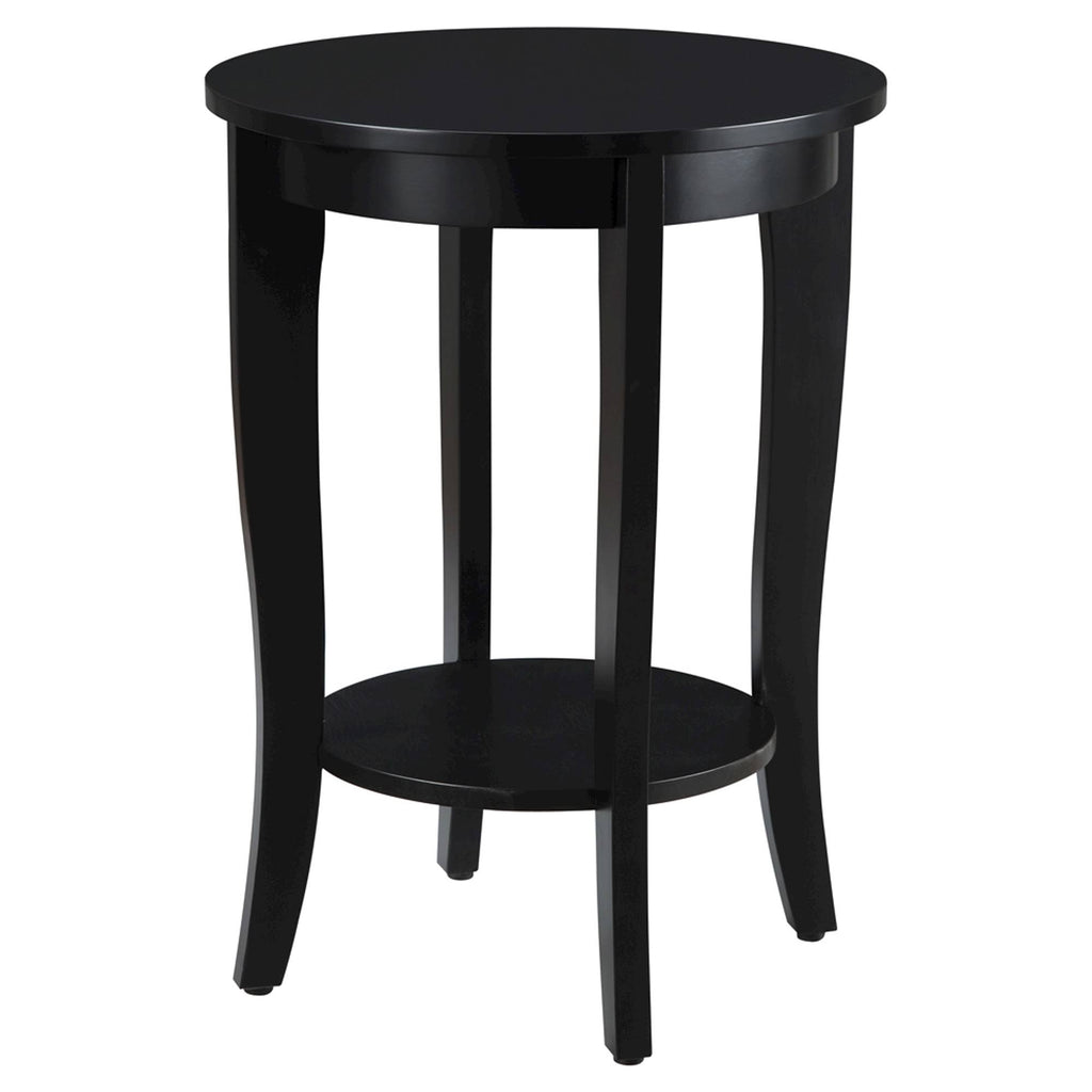 Black Round End Table J39431