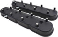 Black Cast Aluminum Valve Covers with Coil Mounts X9098