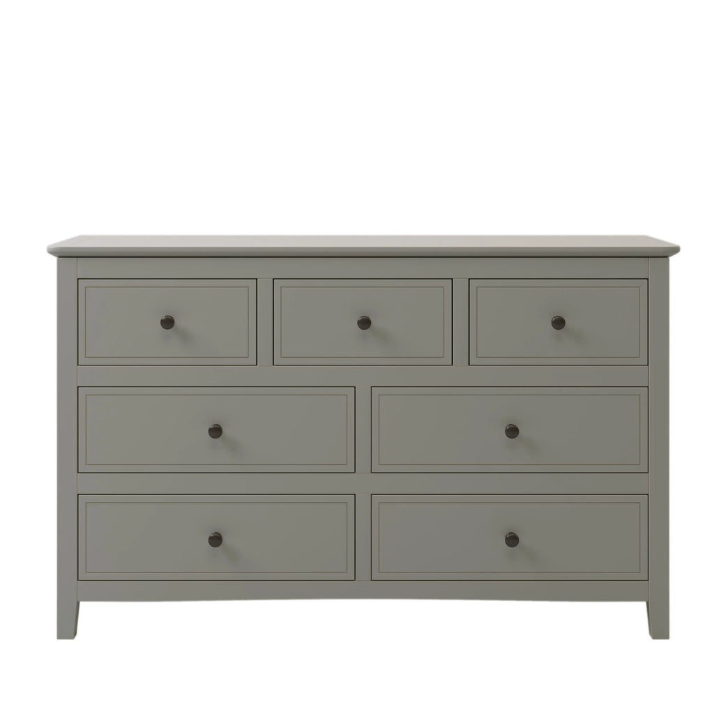 White High Gloss 6-Drawer Dresser A6918