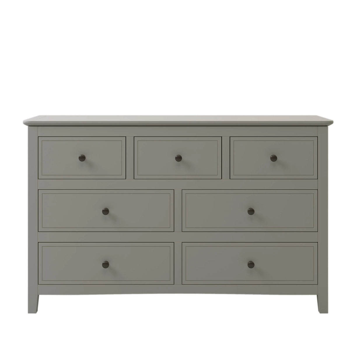 White High Gloss 6-Drawer Dresser A6918