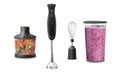 Black Immersion Hand Blender with Whisk Attachment B370