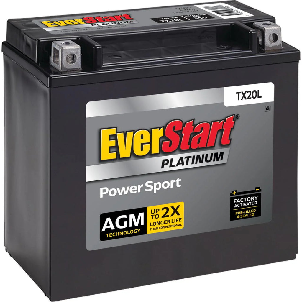 AGM Power Sport Battery Group Size TX20L 12 Volt 310 CCA X33786