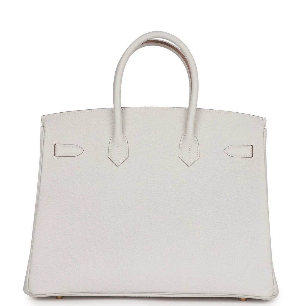 Birkin 35 Gris Pale Togo Gold Hardware L766