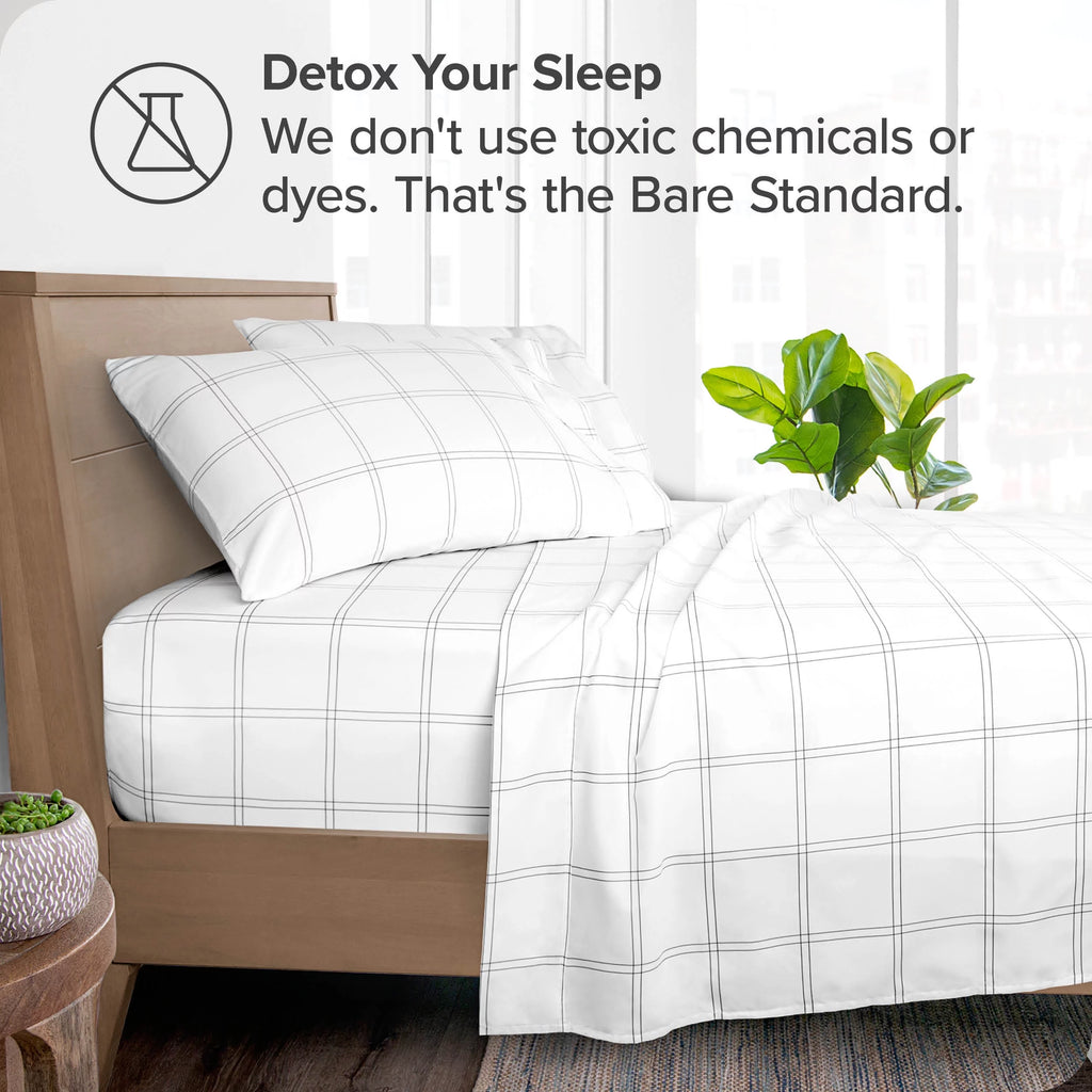 Ultra-Soft 4-Pieces Deep Pockets Queen Sheet Set T692