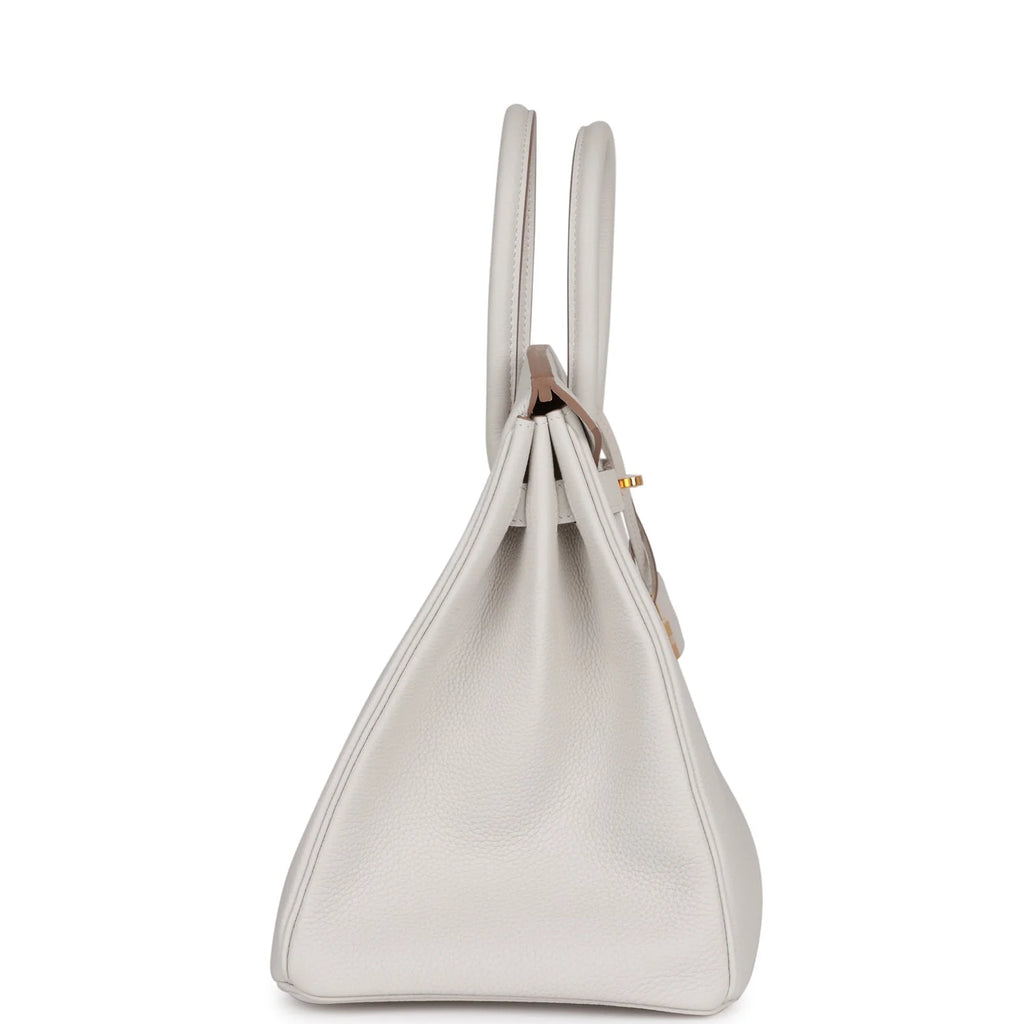 Birkin 35 Gris Pale Togo Gold Hardware L766