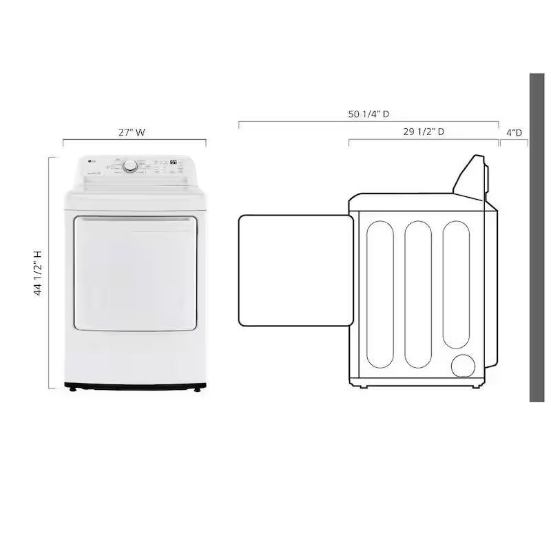 7.3 Cu. Ft. Vented Gas Dryer with Sensor Dry X114