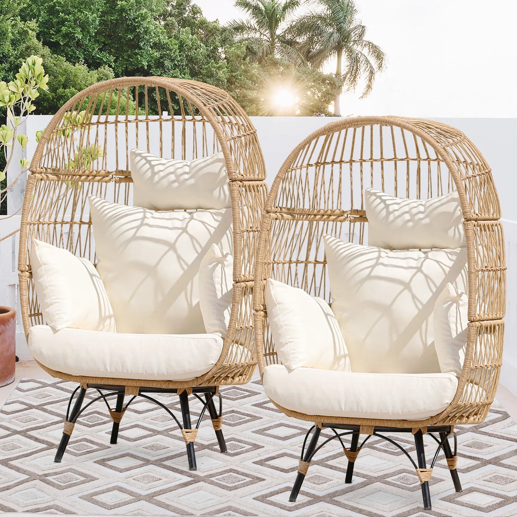 Beige Wicker Outdoor Sectional Sofa G1410