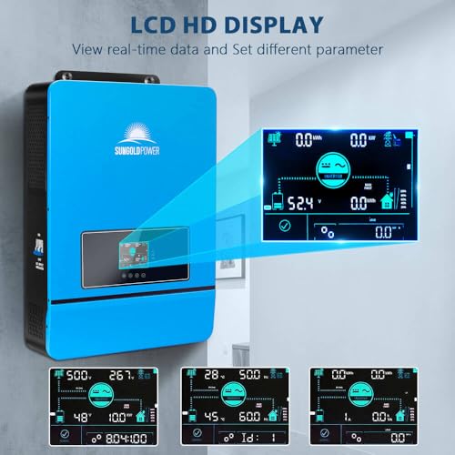 8000W 48V Pure Sine Wave Solar Inverter with 2 MPPT Z7415