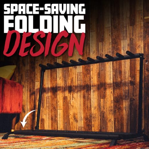 Collapsible Folding Guitar Rack Stand for 3 Guitars C963
