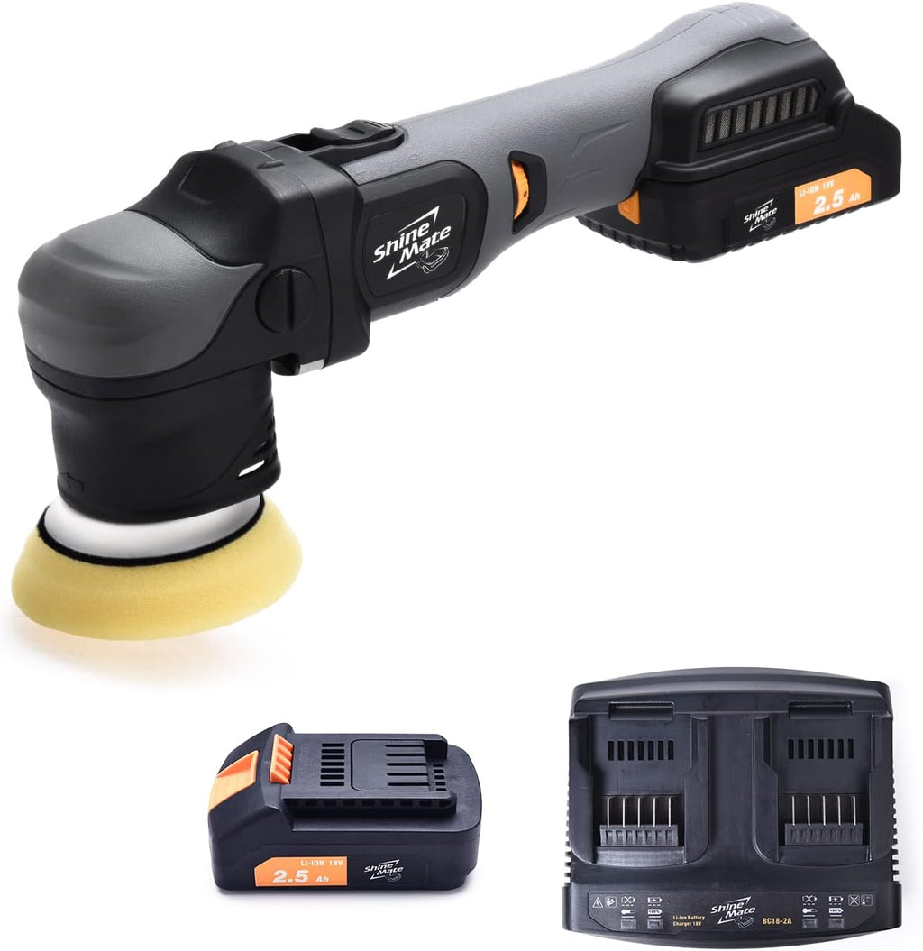Cordless Orbital Polisher Kit with Brushless Motor 3 Inch 12 MM Throw Z7268