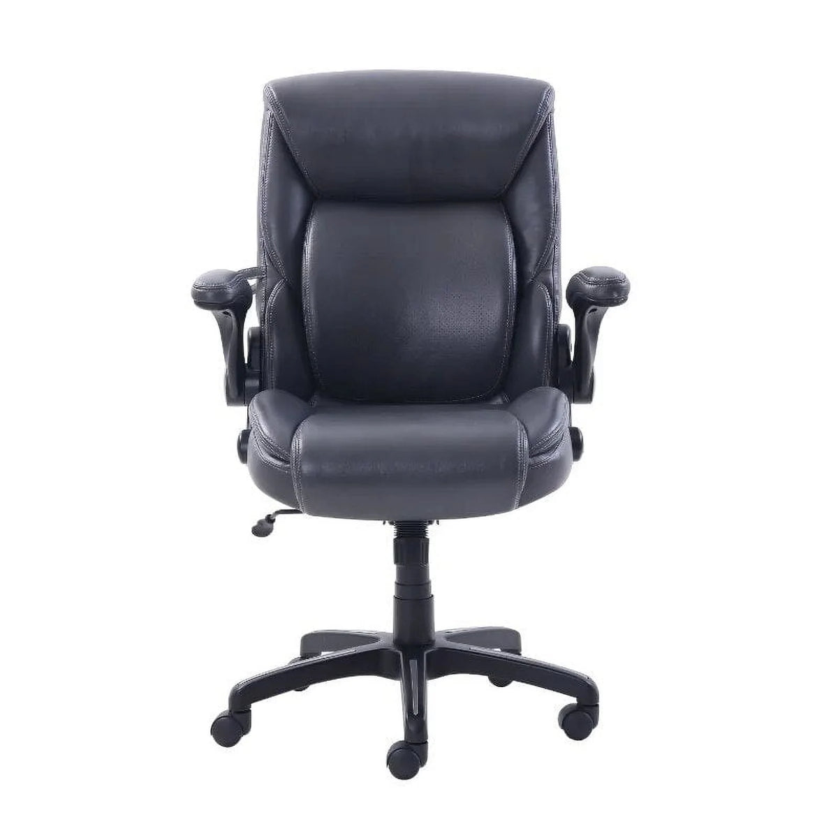 Black Bonded Leather Ergonomic Office Chair F167