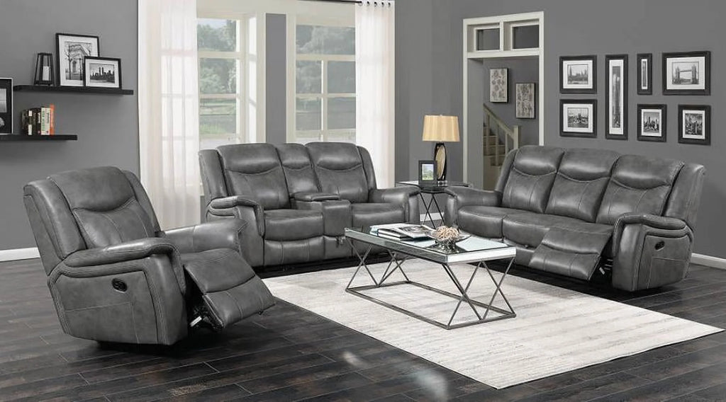 Cool Grey Upholstered Sofa F74903
