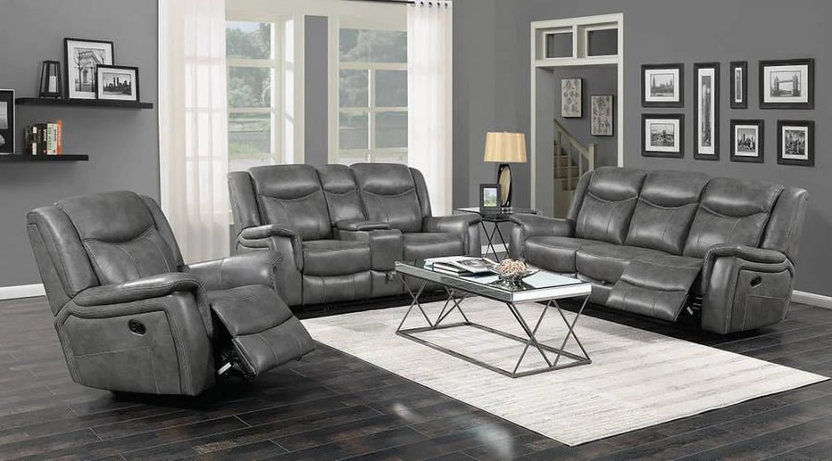 Cool Grey Upholstered Sofa F74903