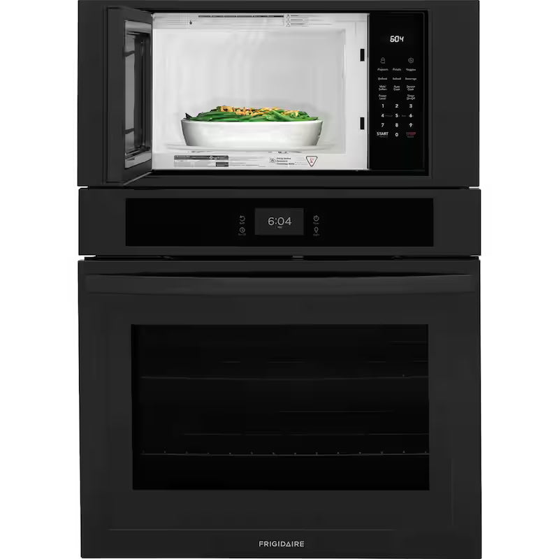 Electric Wall Oven with Built-In Microwave in Black P86766