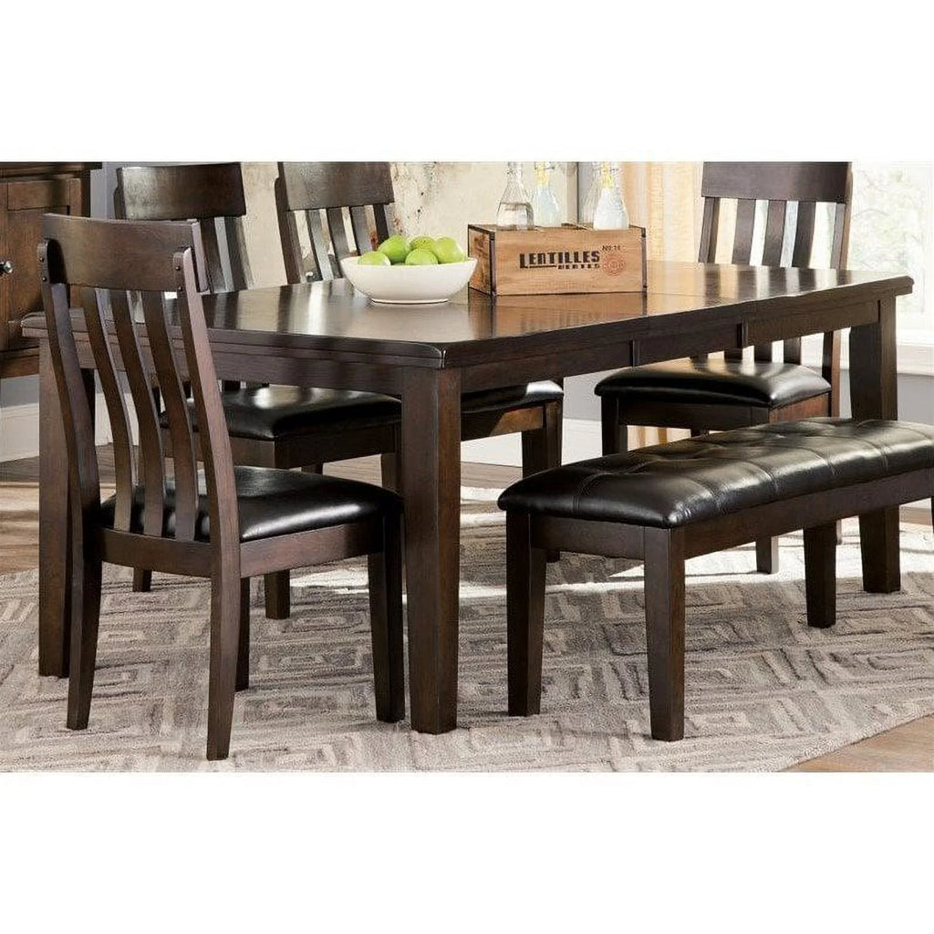 Dark Brown Rectangular Dining Table M489