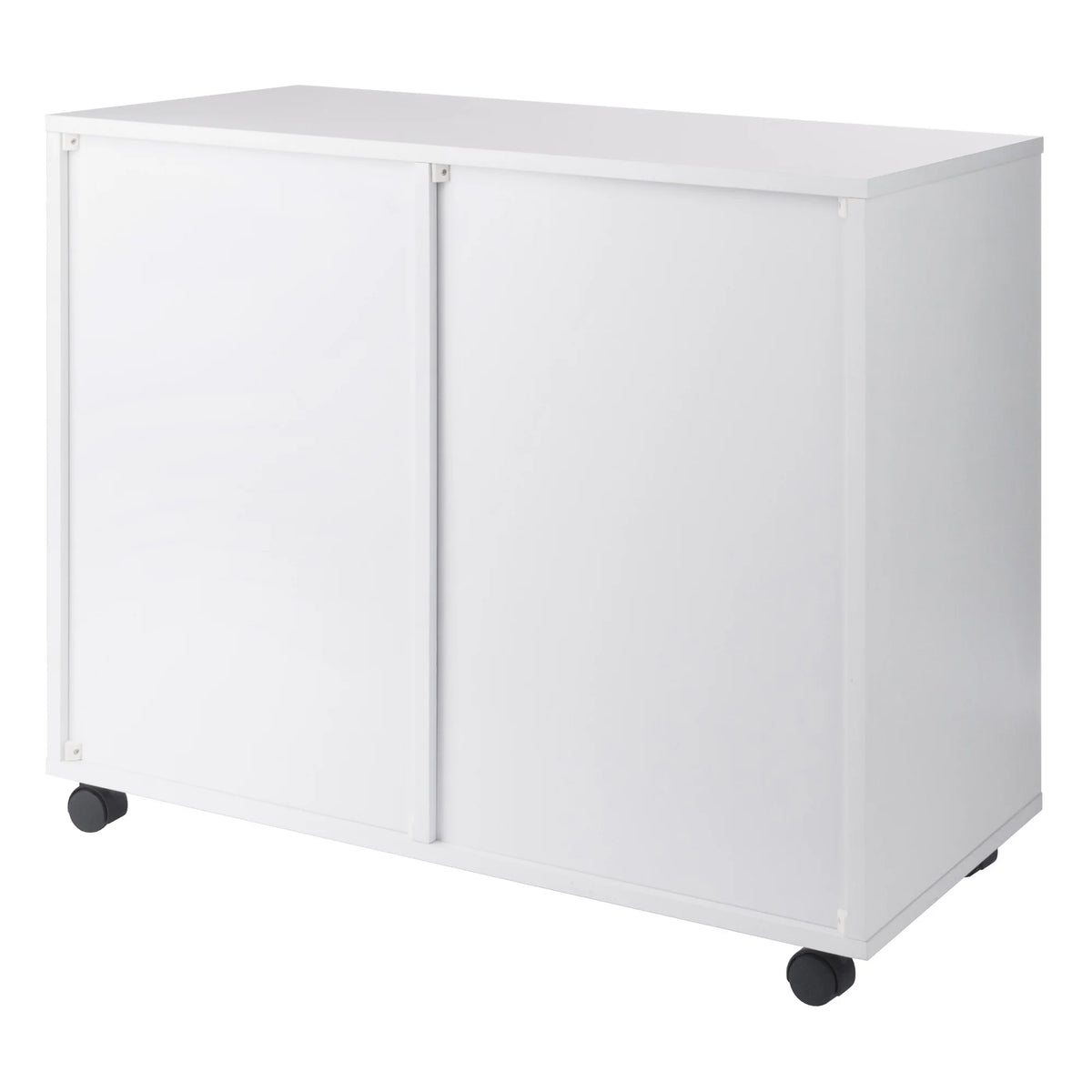 White Wood Storage Cabinet G7907