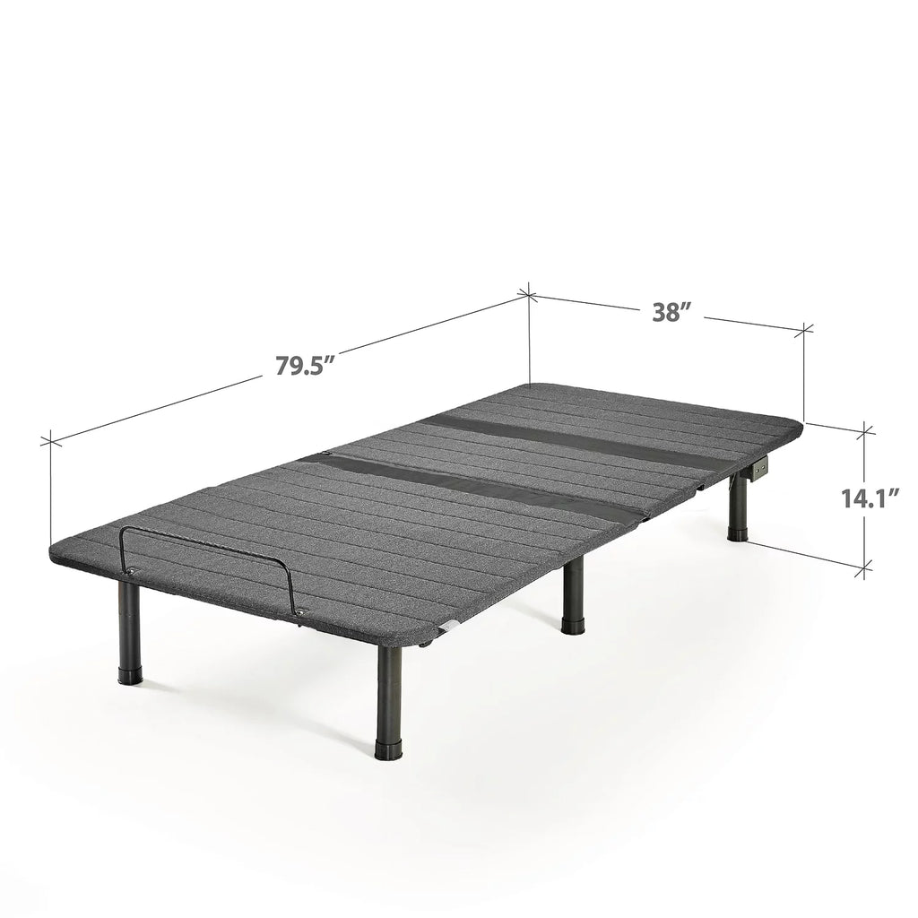 14" Adjustable Metal Bed Frame Twin XL E27897