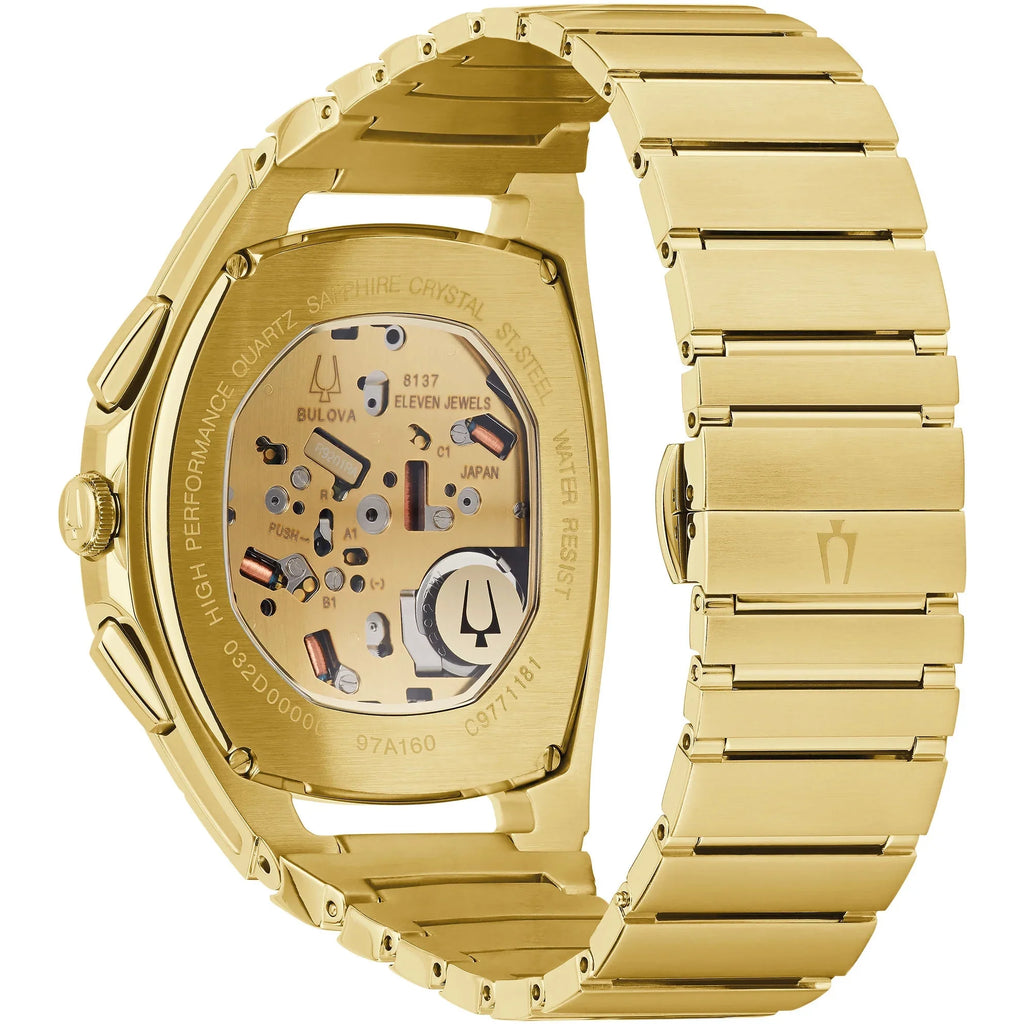 Champagne Dial Chronograph Quartz Men's Watch Q998