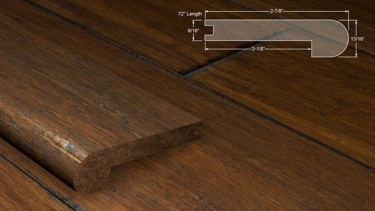 Brown 0.88-in x 72-in Stair Nosing Q888714