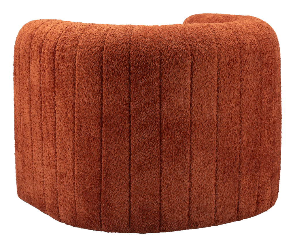 Burnt Orange Accent Chair J776