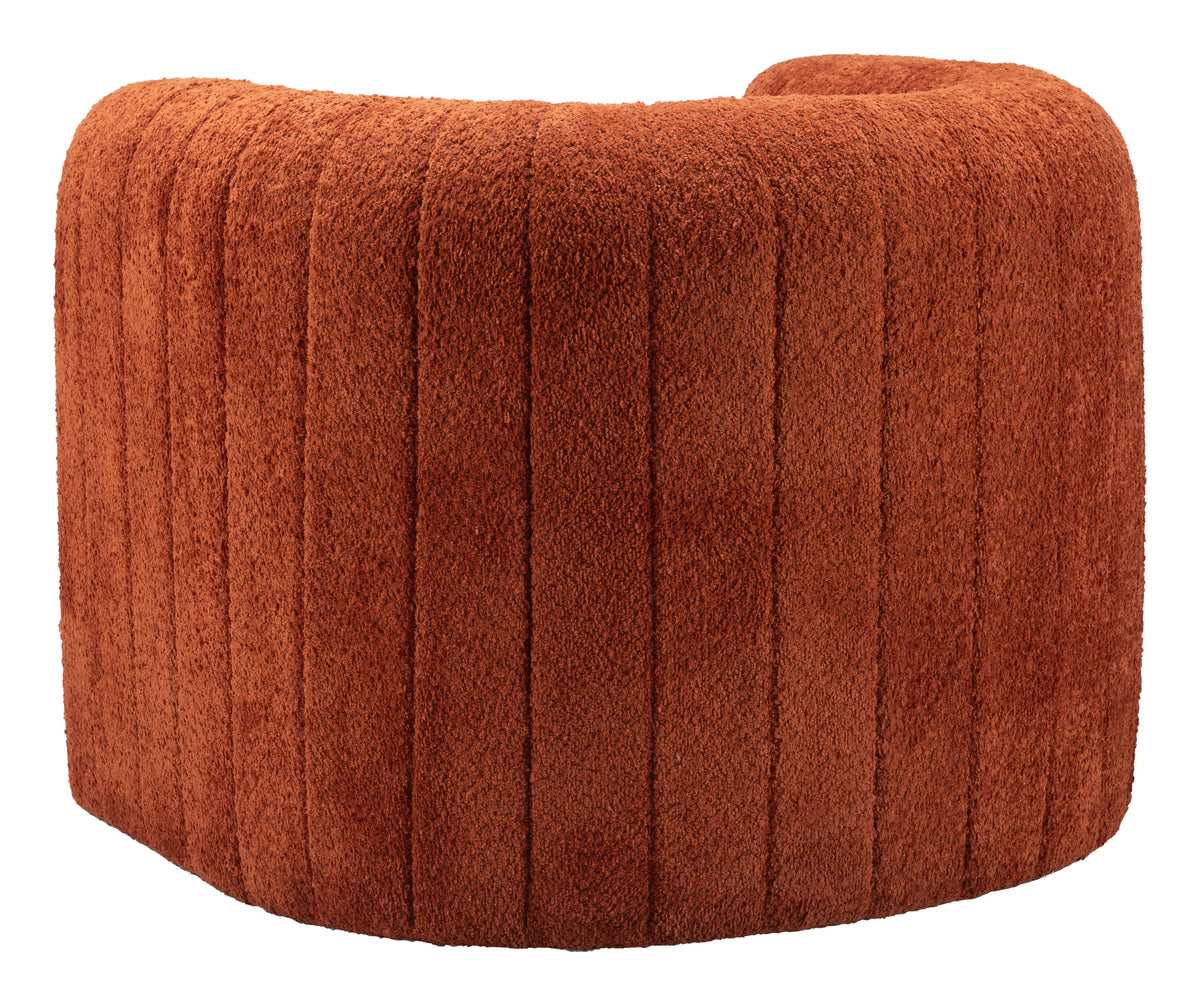 Burnt Orange Accent Chair J776