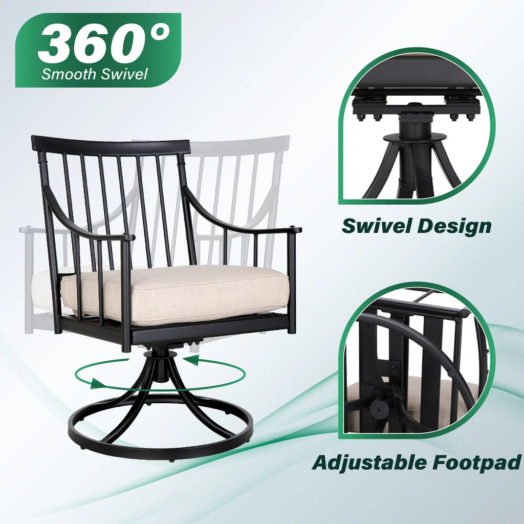 7-Piece Metal Outdoor Patio Dining Set C6249