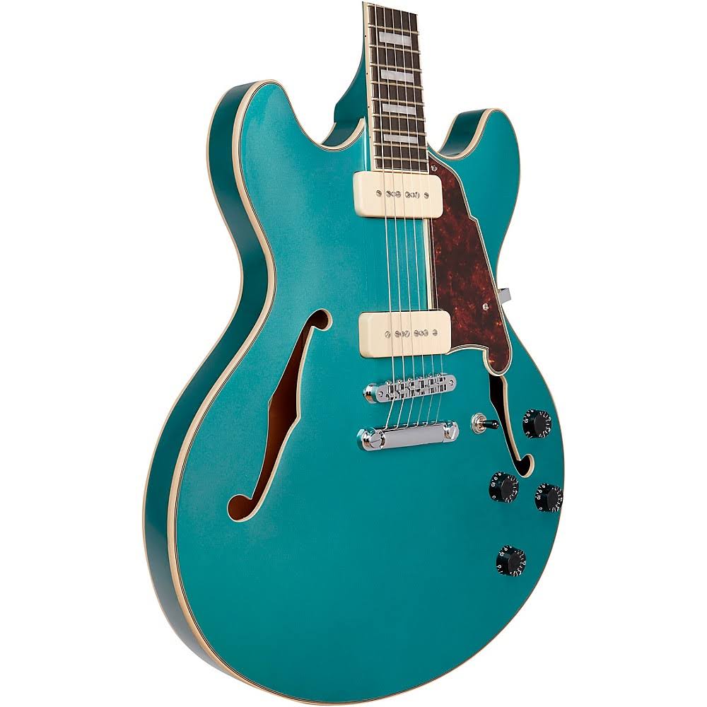 Ocean Turquoise Semi-Hollow Electric Guitar U818368