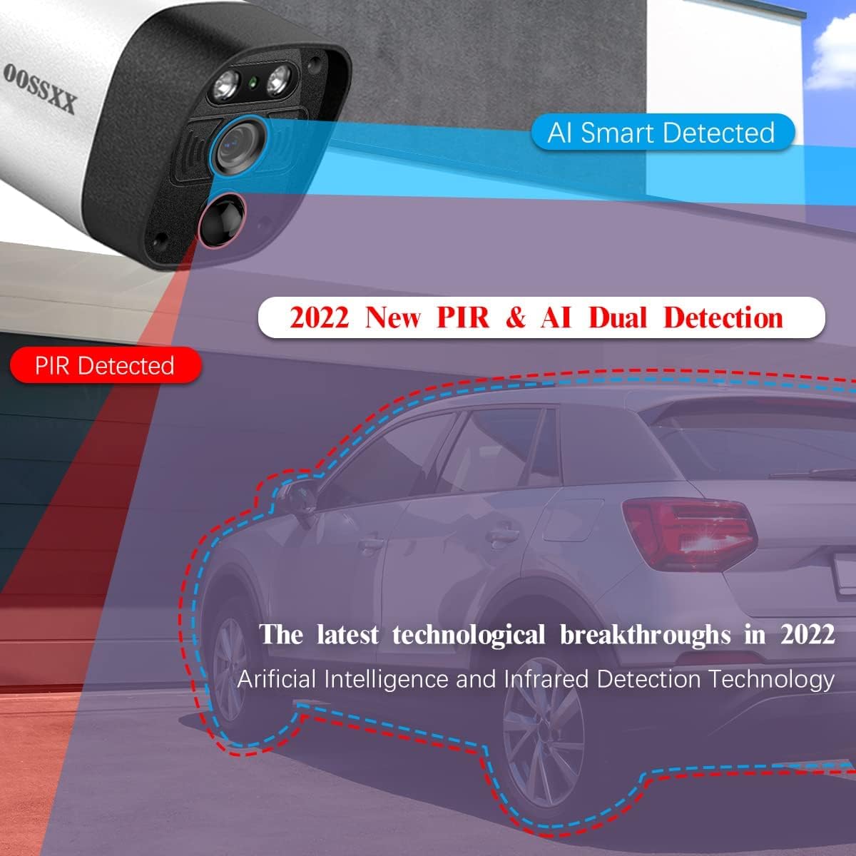 3K 5.0MP Wireless Security Camera System with 1TB Hard Drive J877