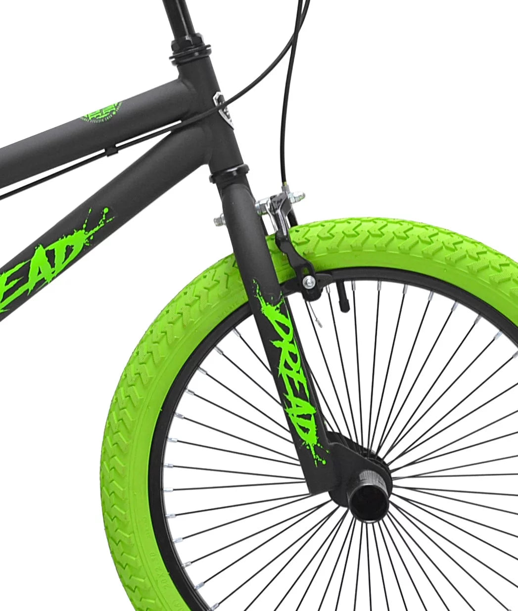 20 in. Green and Black BMX Bike T393409