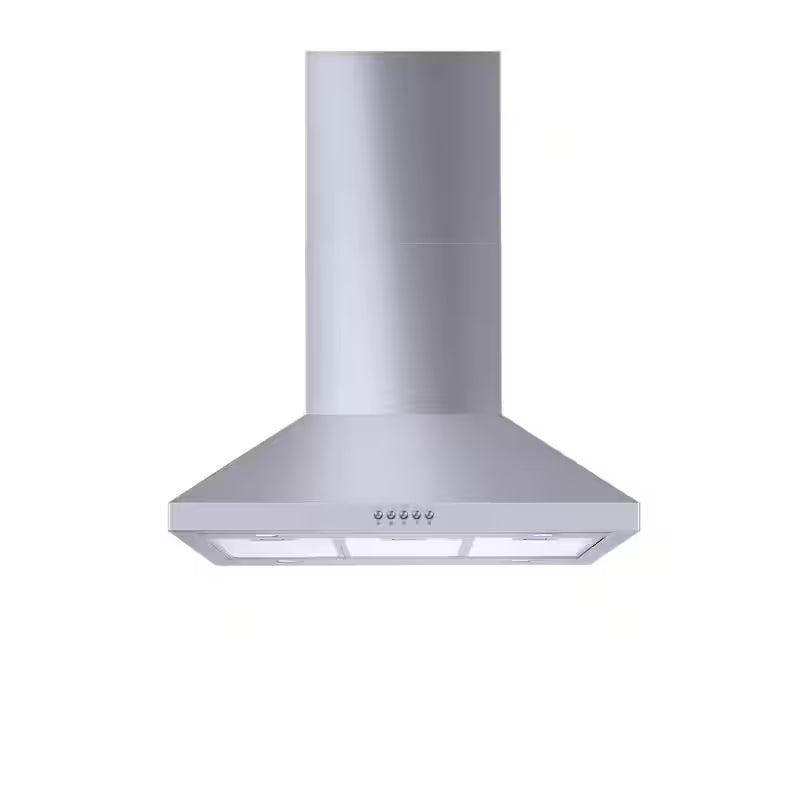 30 in. 350CFM Convertible Pyramid Range Hood in Stainless Steel T78415