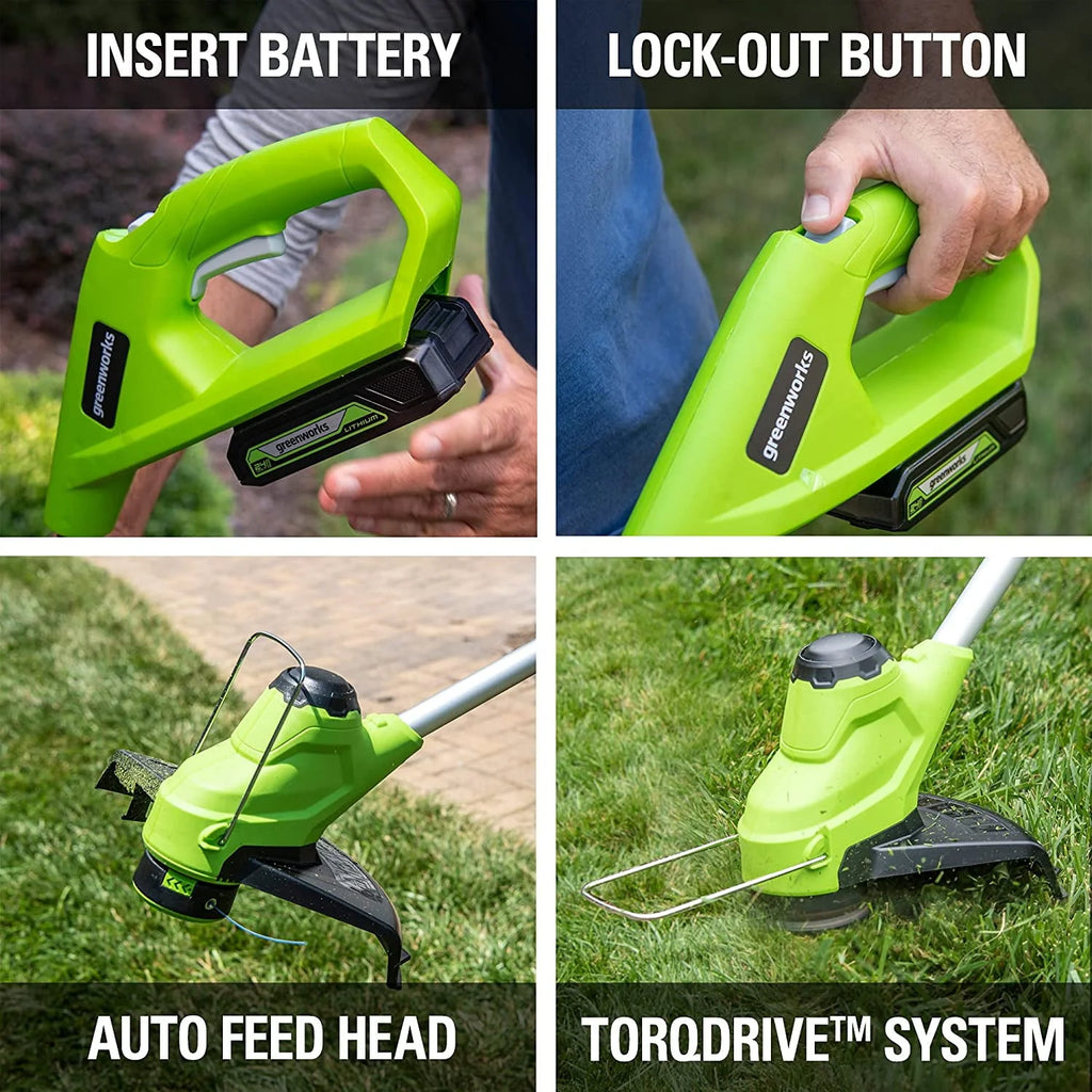 24V 10-inch Cordless String Trimmer N23547