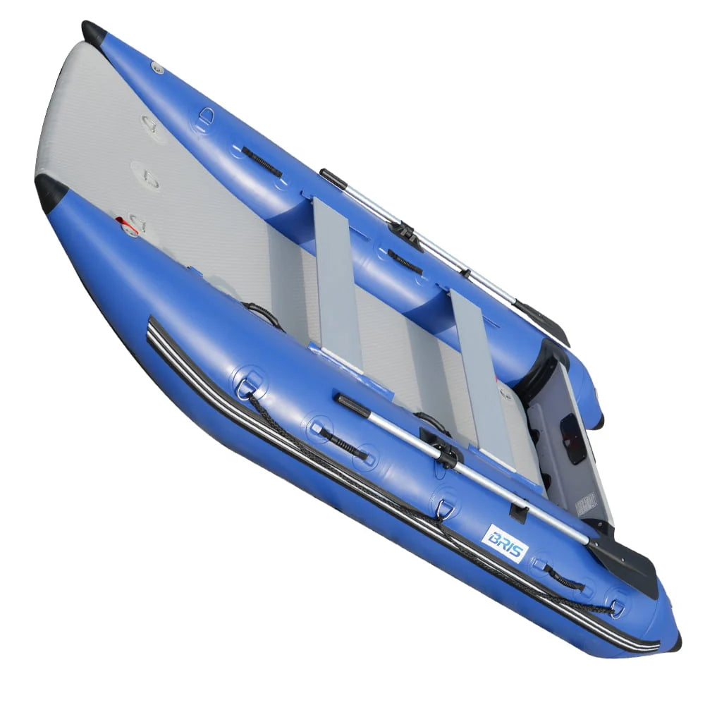 11 ft Inflatable Catamaran Boat Blue N903229