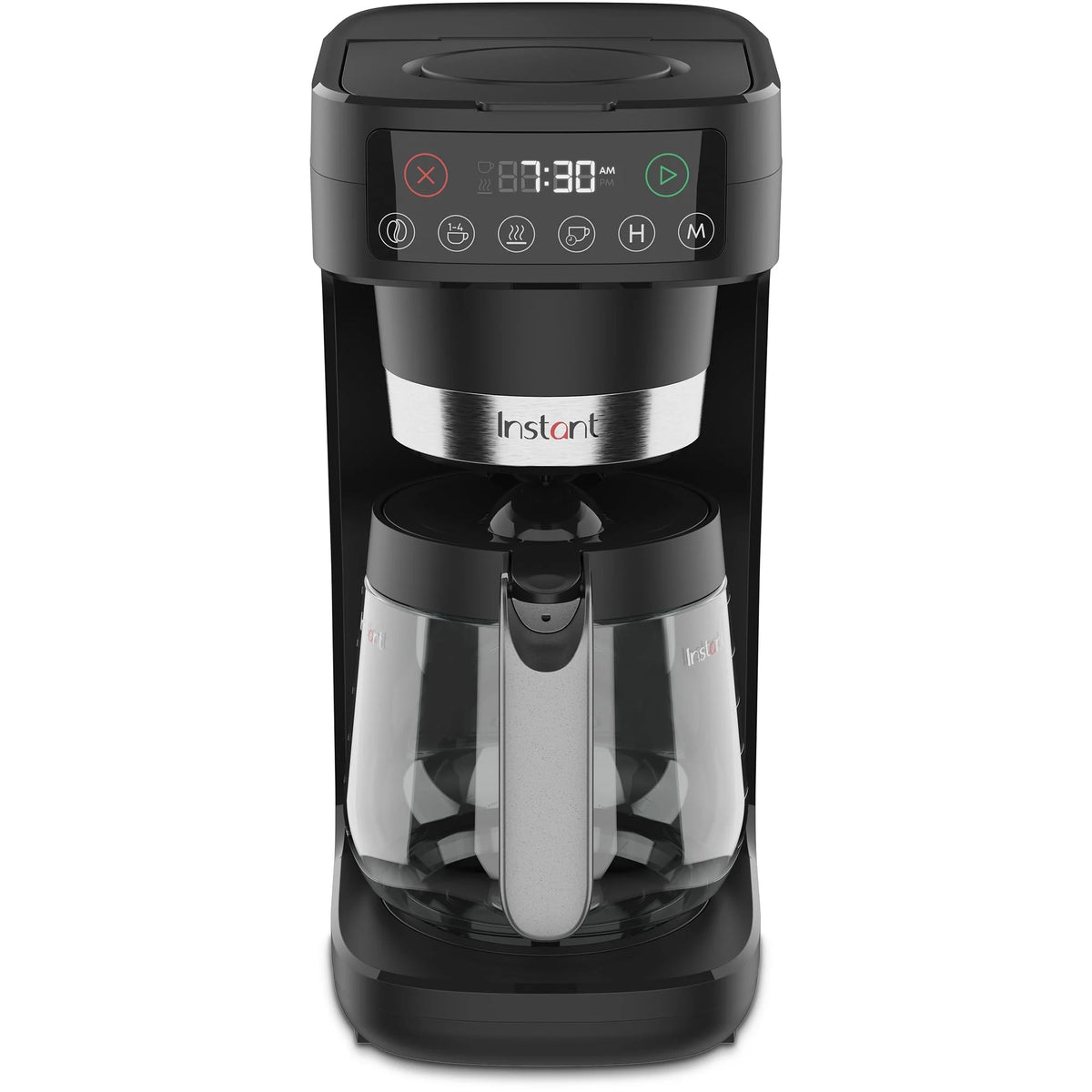 12 Cup Drip Coffee Maker with Warming Plate, Black D326902