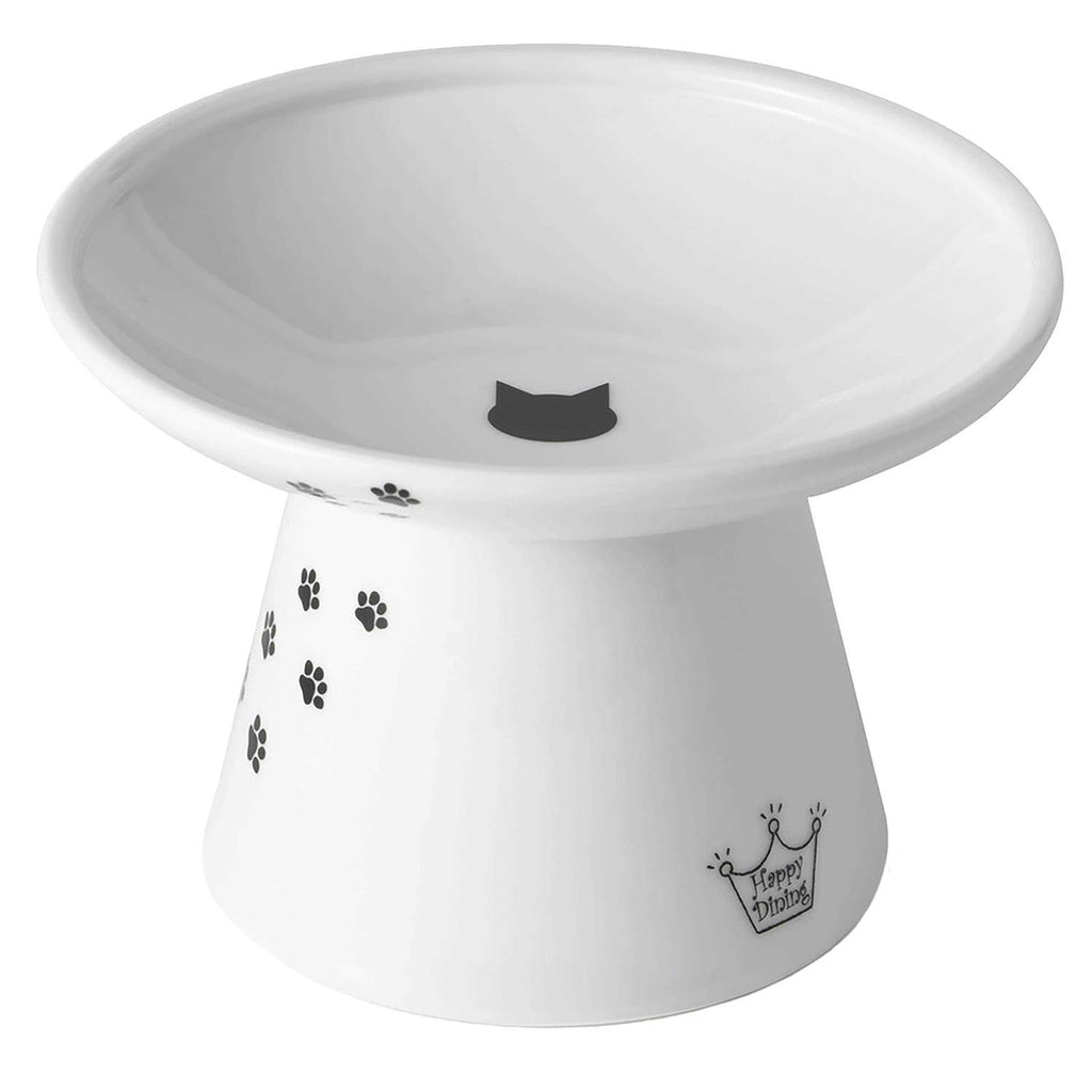 Extra Wide Raised Cat Food Bowl T3381