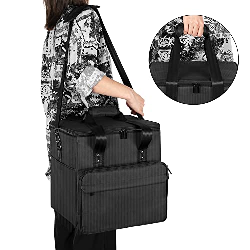 Vinyl Record Carrying Bag with Dividers Holds up to 60 LP Records D443