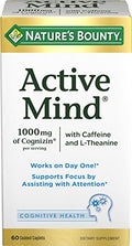 1000 mg Cognizin with L-Theanine and Caffeine Caplets R421349