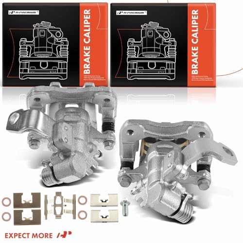 Disc Brake Caliper Assembly with Bracket Rear Right Passenger Side J247