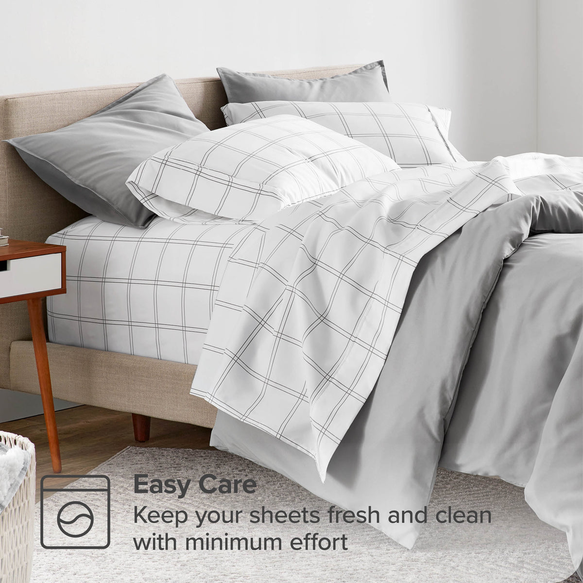 Ultra-Soft 4-Pieces Deep Pockets Queen Sheet Set T692