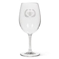 Clear Frosted Acrylic Wine Goblet Set of 6 W39297